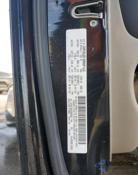 2013 Chrysler Town & Country Touring z USA, uszkodzony, nr VIN 2C4RC1BG6DR692663